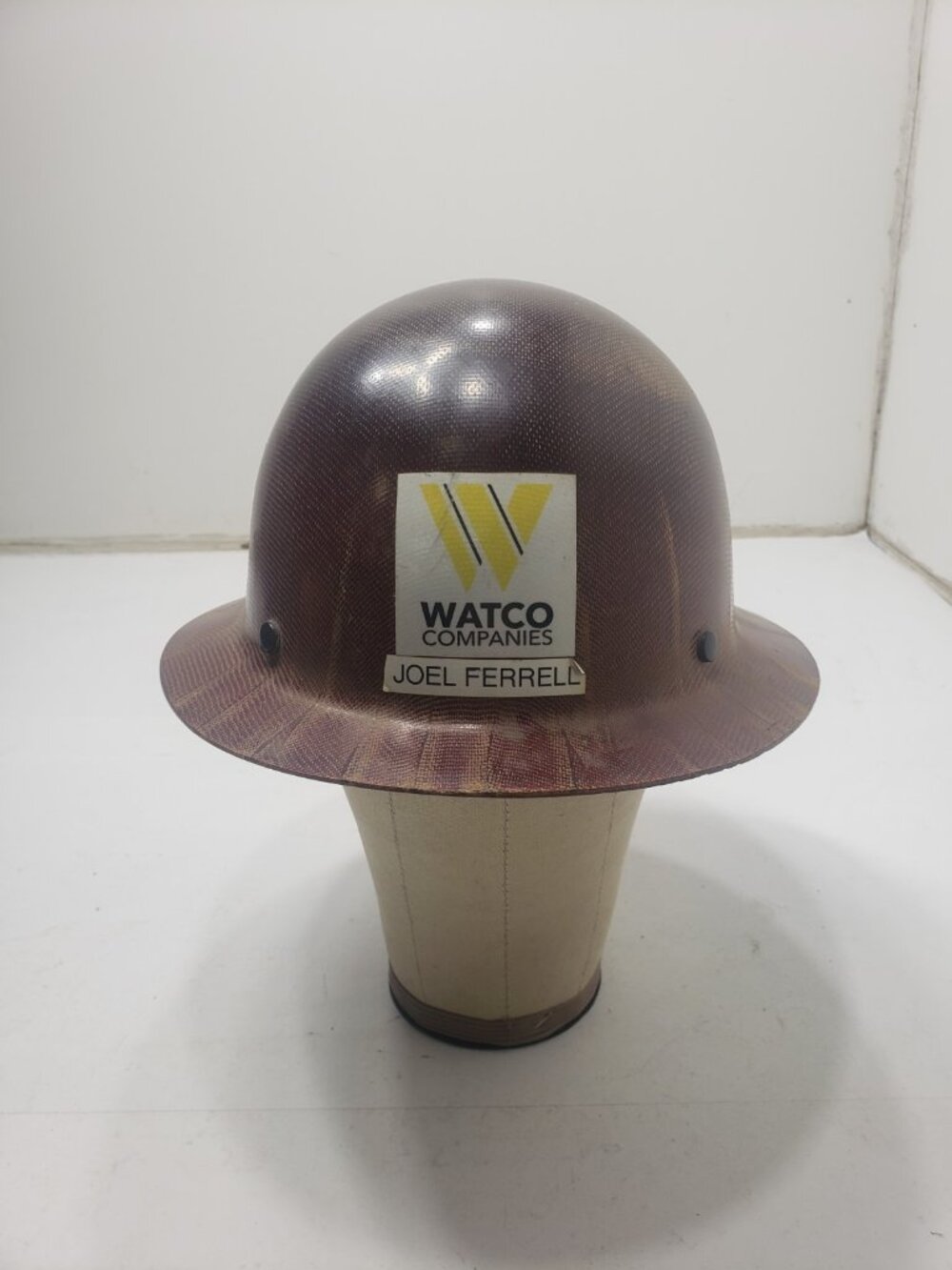 Texas & New Mexico Railway Watco Companies Full Brim Fiberglass Hard Hat